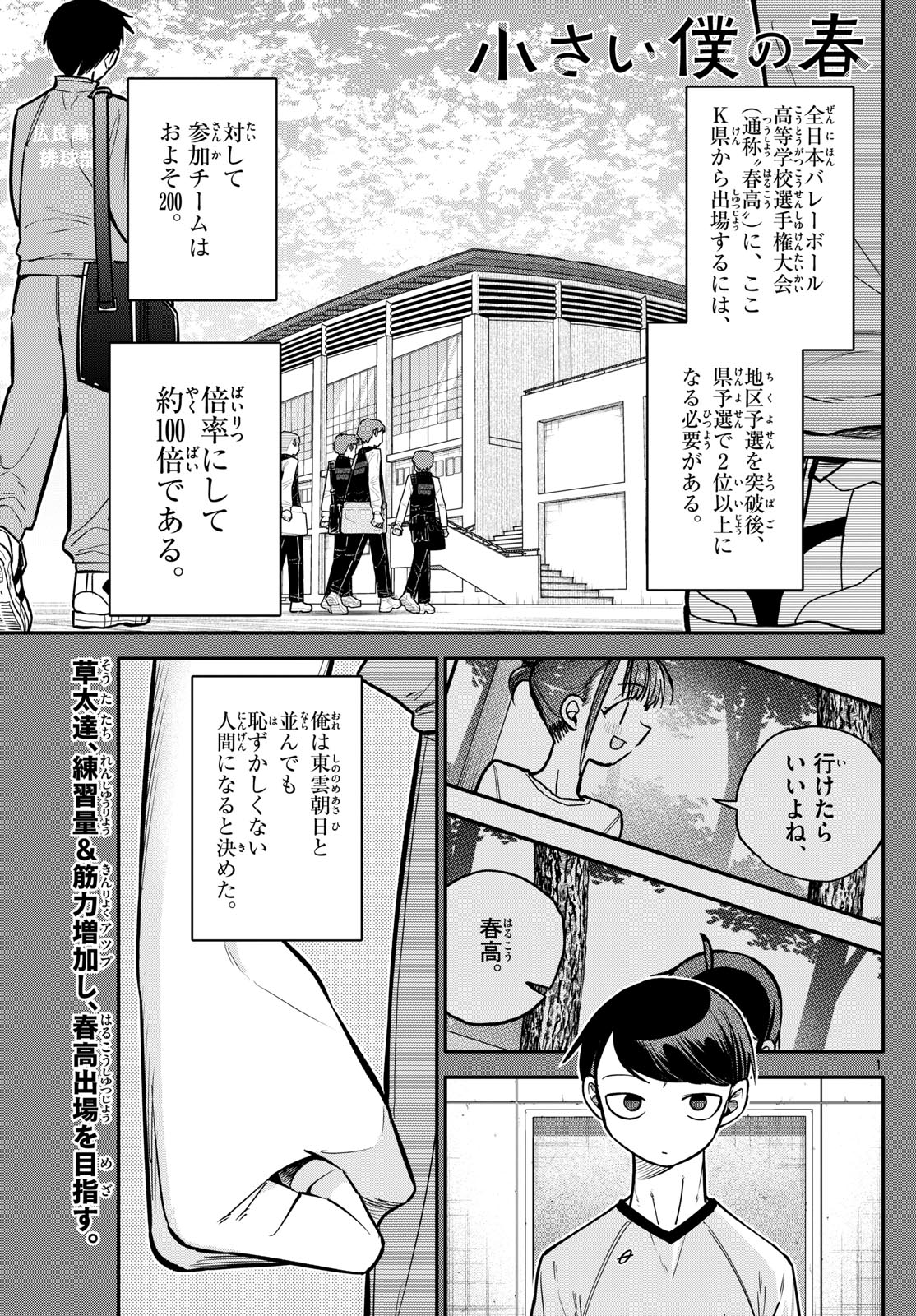 小さい僕の春 第6話 - Page 1