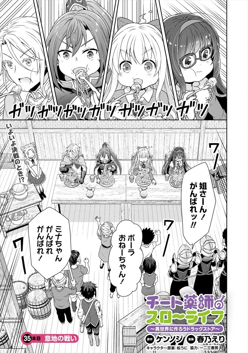 チート薬師のスローライフ ​異世界に作ろうドラッグストア 第35話 - Page 1