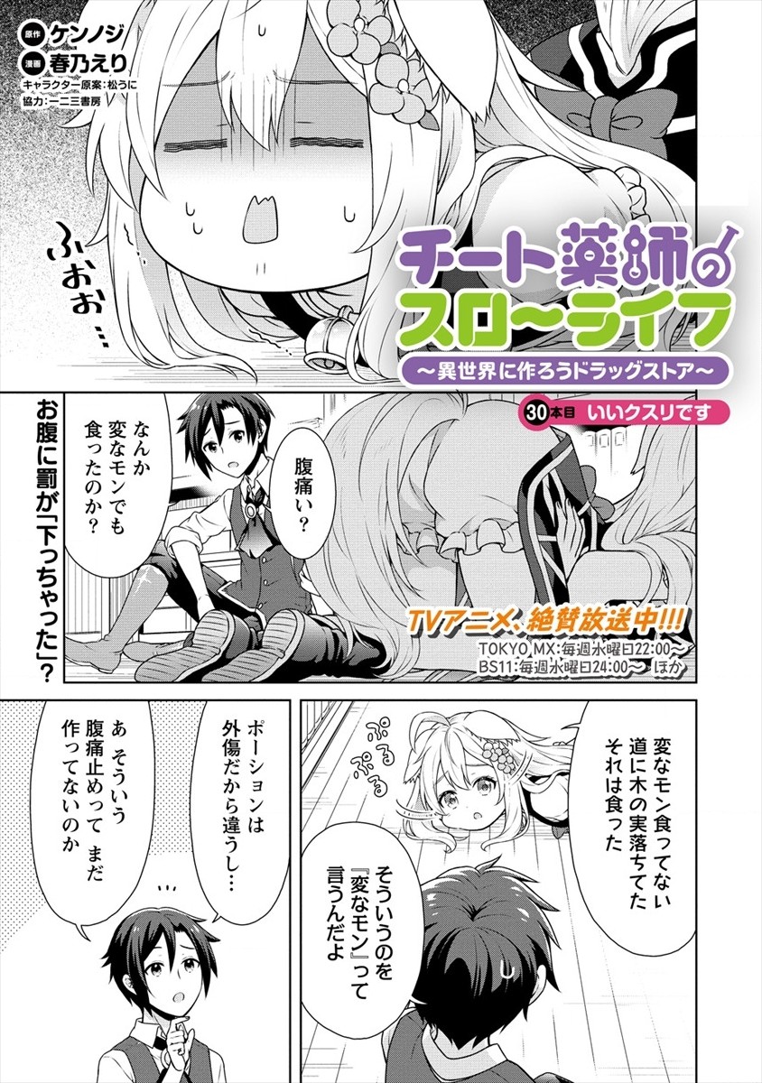 チート薬師のスローライフ ​異世界に作ろうドラッグストア 第30話 - Page 1