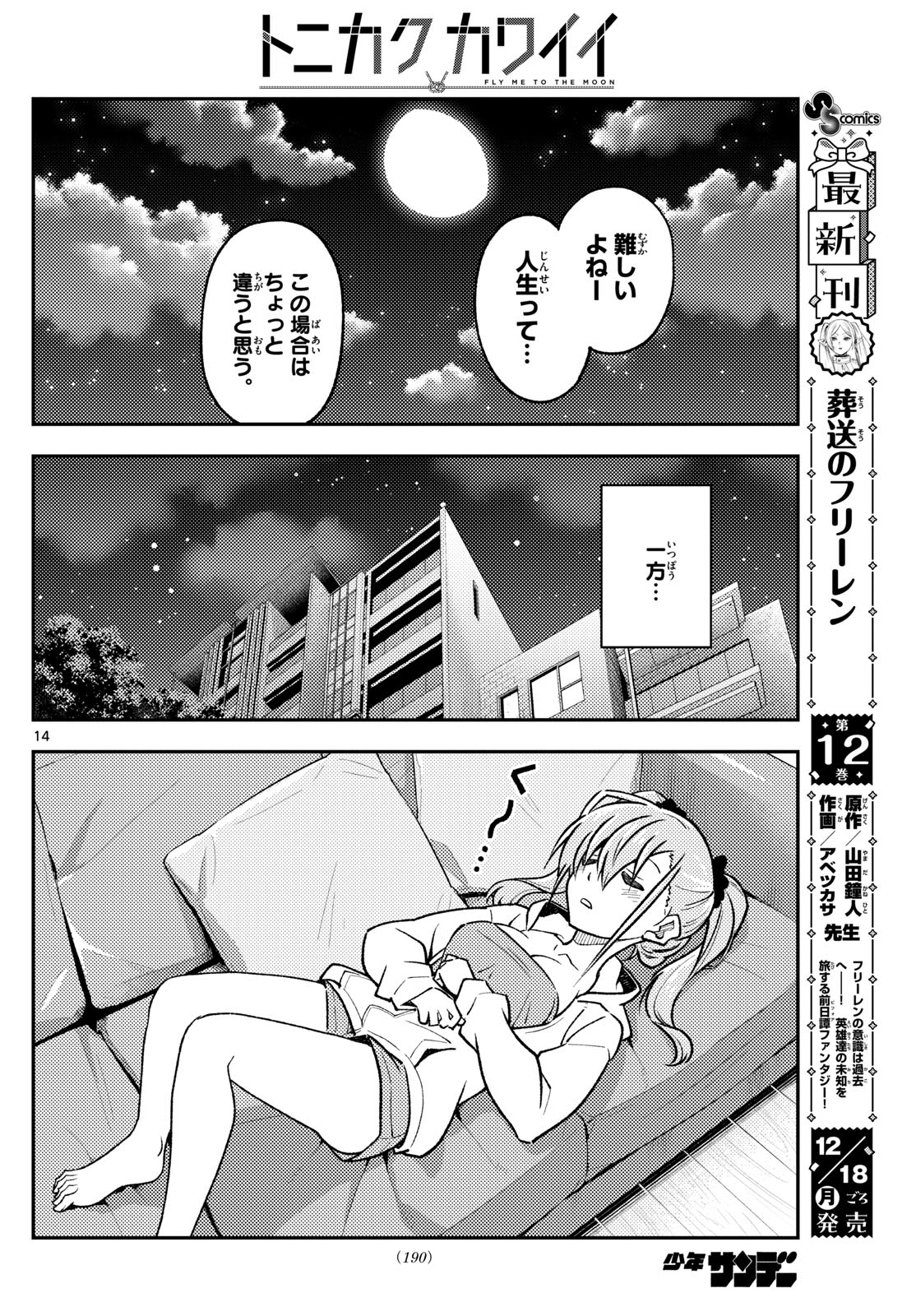 トニカクカワイイ 第255話 - Page 14