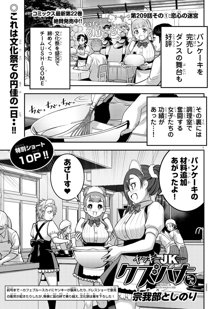 ヤンキーJKクズハナちゃん 第209話 - Page 1