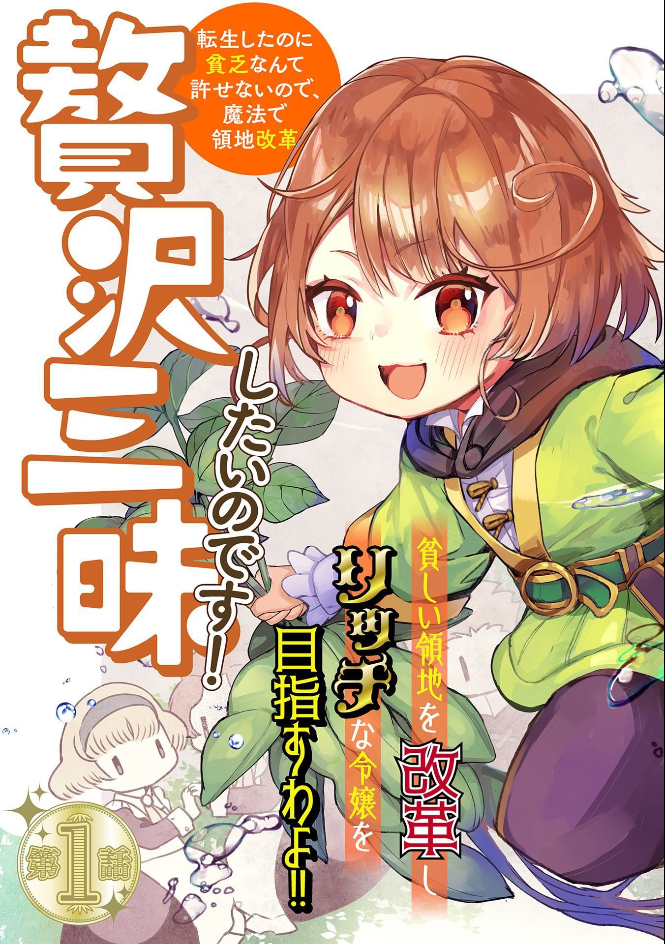 贅沢三昧したいのです！ 転生したのに貧乏なんて許せないので、魔法で領地改革 第1話 - Page 5