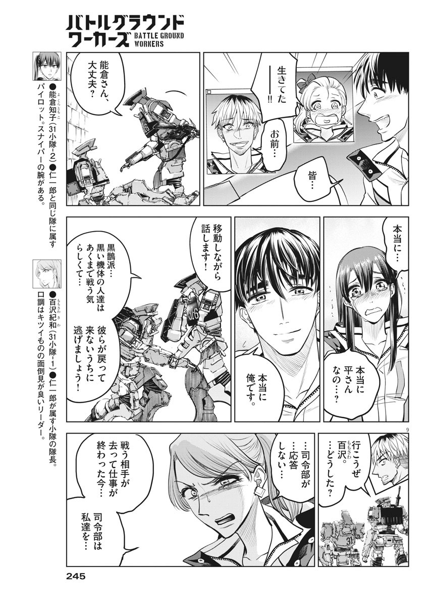 バトルグラウンドワーカーズ 第52話 - Page 9