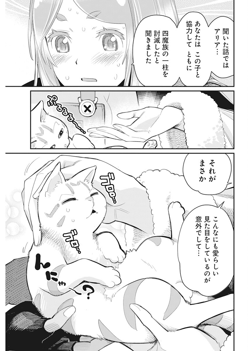 Sランクモンスターの《ベヒーモス》だけどネコと間違われてエルフ娘の騎士として暮らしています 第61話 - Next 第62話