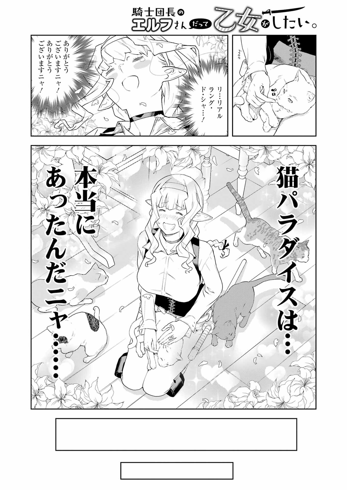 騎士団長のエルフさんだって乙女がしたい。 第23話 - Page 14