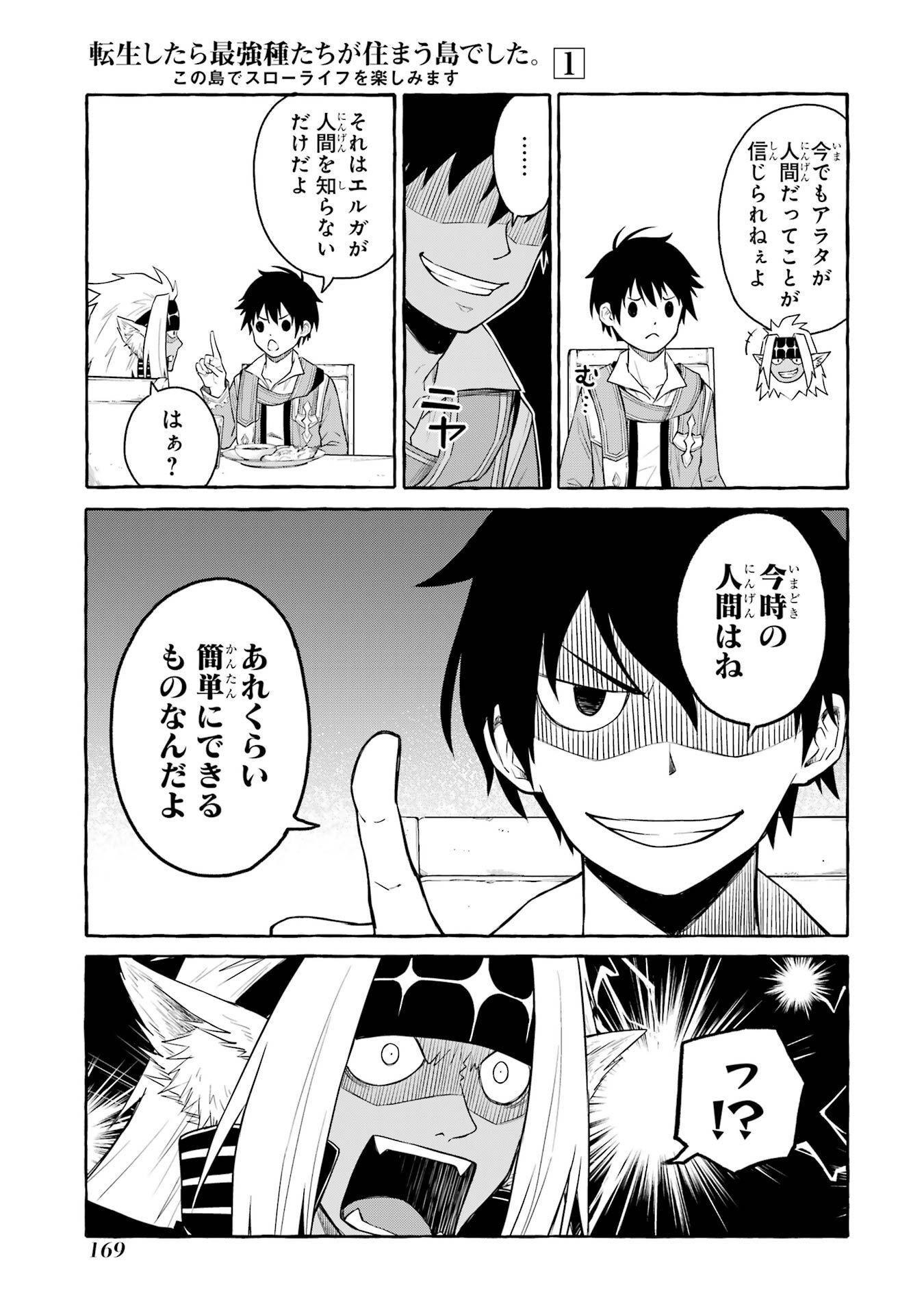 転生したら最強種たちが住まう島でした。この島でスローライフを楽しみます 第3話 - Page 40