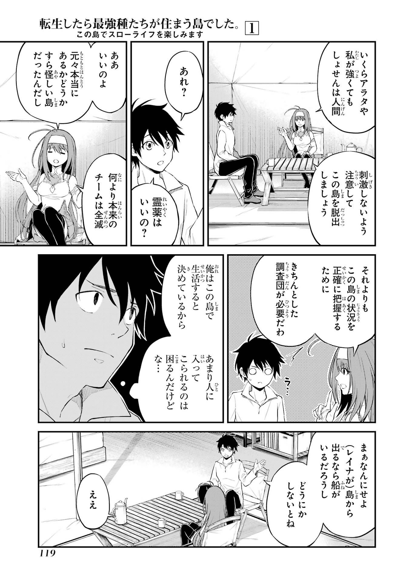 転生したら最強種たちが住まう島でした。この島でスローライフを楽しみます 第2話 - Page 45