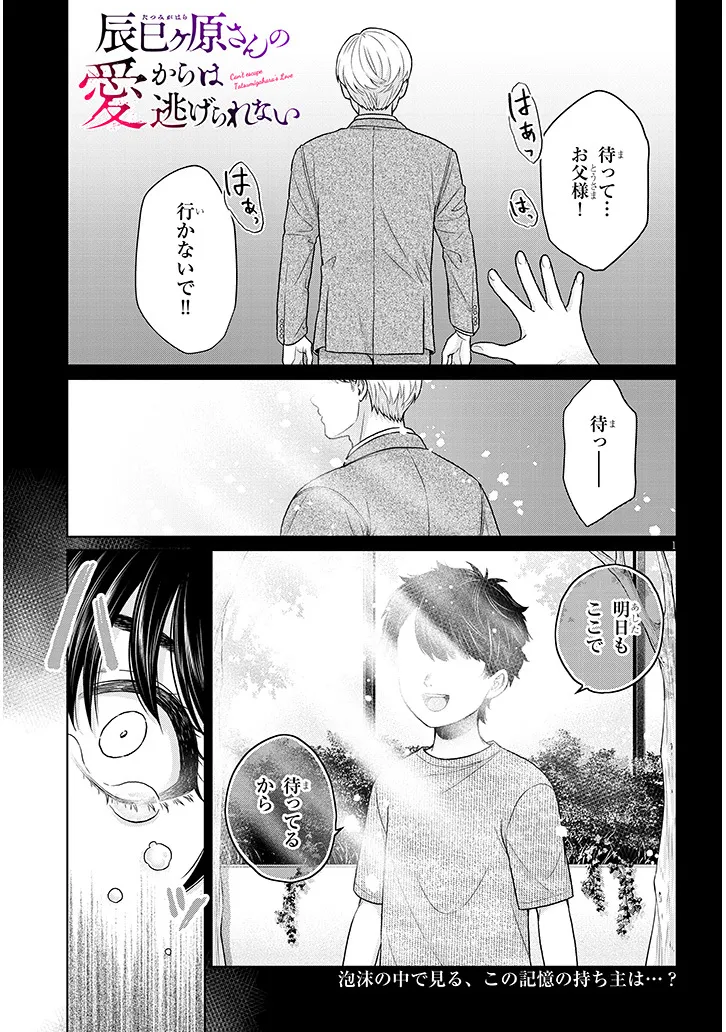 辰巳ヶ原さんの愛からは逃げられない 第12.1話 - Page 1