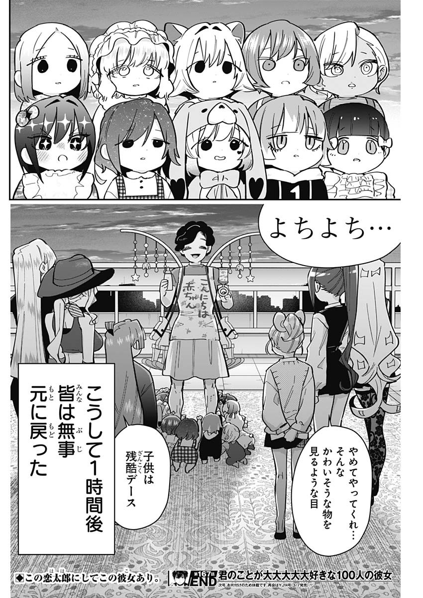 君のことが大大大大大好きな100人の彼女 第167話 - Page 20