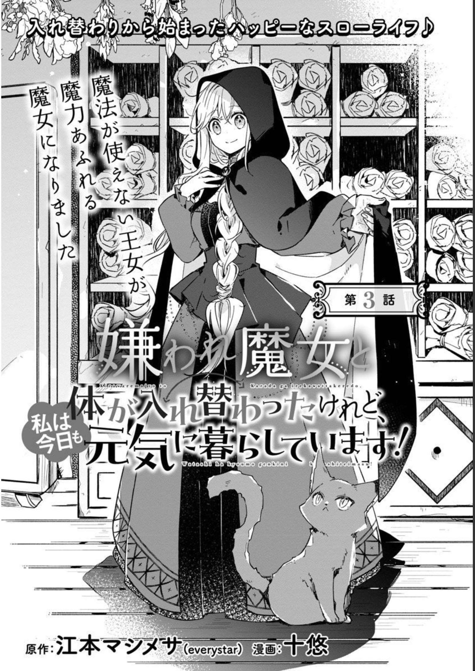 嫌われ魔女と体が入れ替わったけれど、私は今日も元気に暮らしています！ 第3話 - Page 3