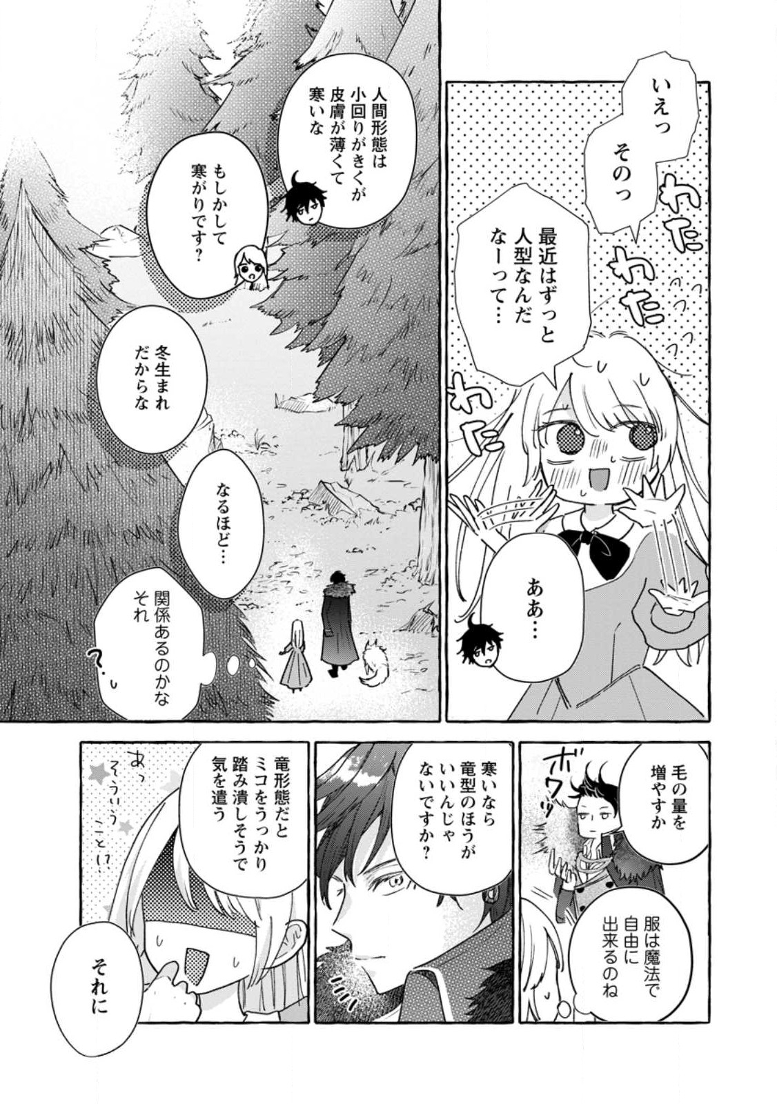 お試しで喚ばれた聖女なのに最強竜に気に入られてしまいました。 第4.2話 - Next 第5.2話