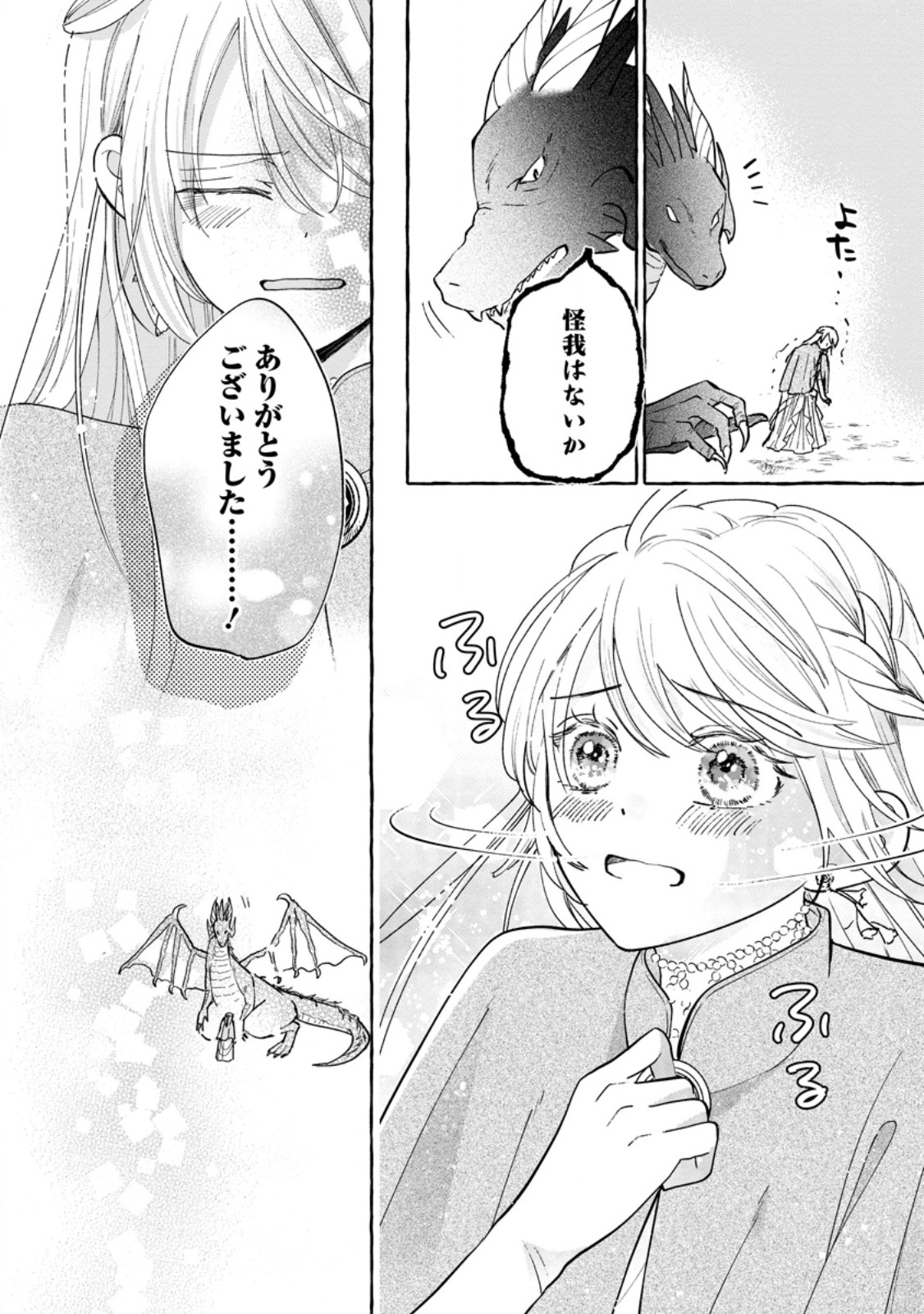 お試しで喚ばれた聖女なのに最強竜に気に入られてしまいました。 第11.2話 - Next 第12.2話