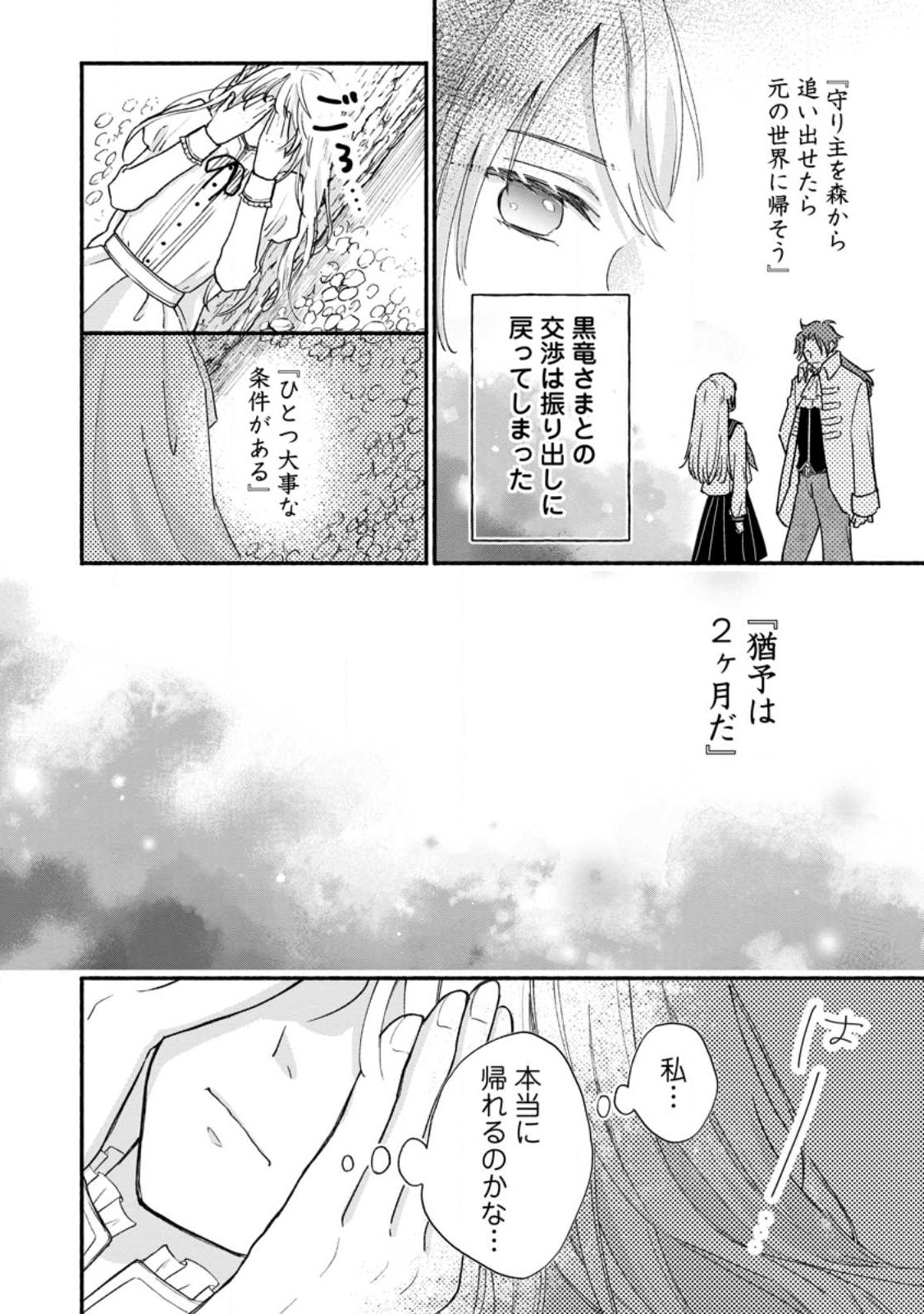 お試しで喚ばれた聖女なのに最強竜に気に入られてしまいました。 第3.1話 - Page 2