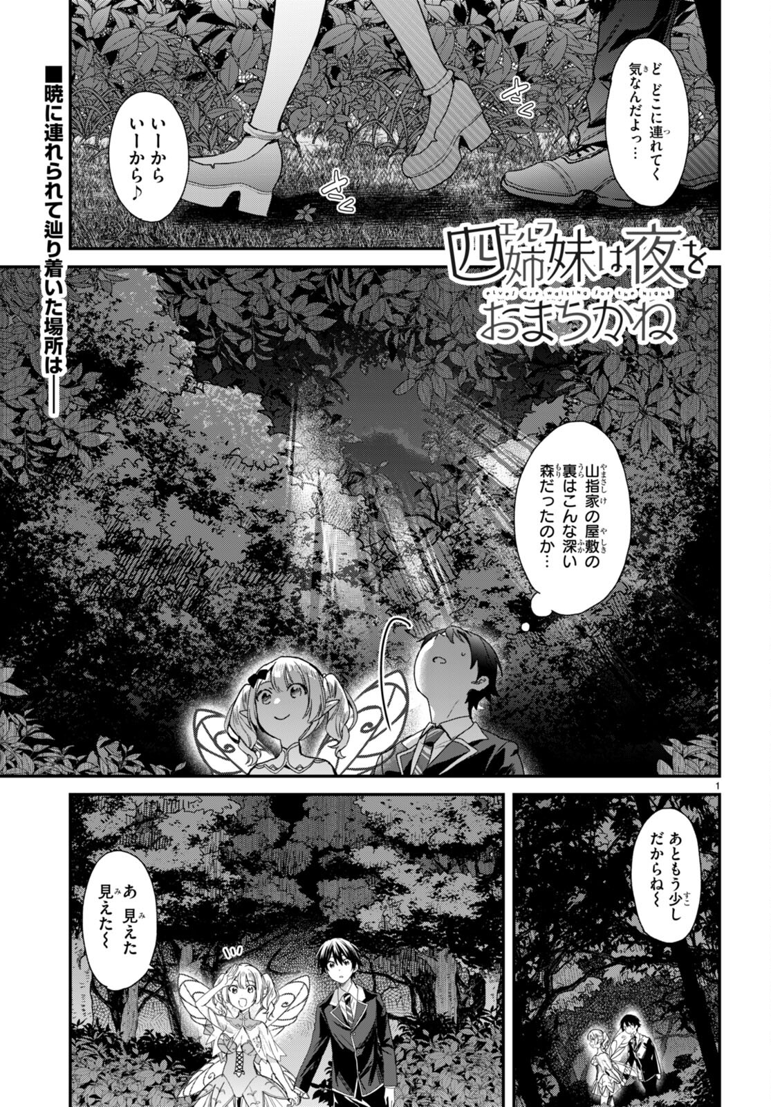 四姉妹〈エルフ〉は夜をおまちかね 第19話 - Page 1