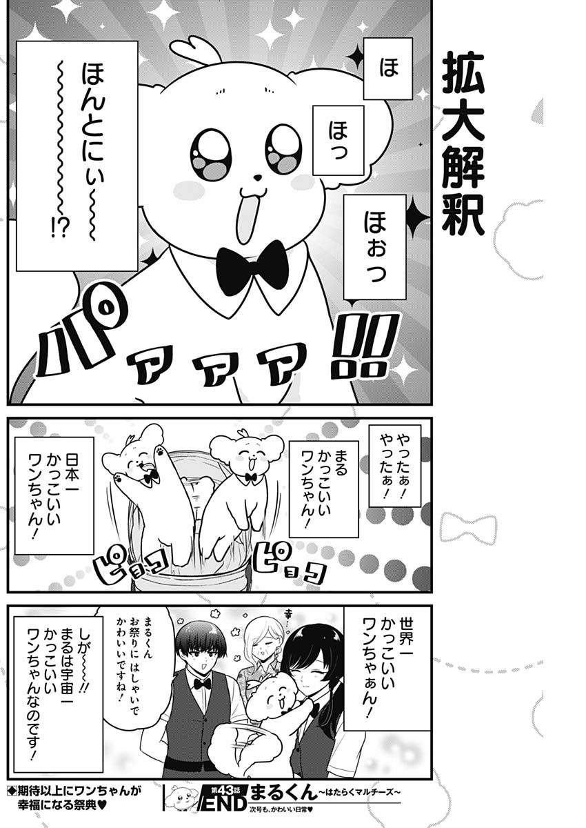 まるくん～はたらくマルチーズ～ 第43話 - Page 8