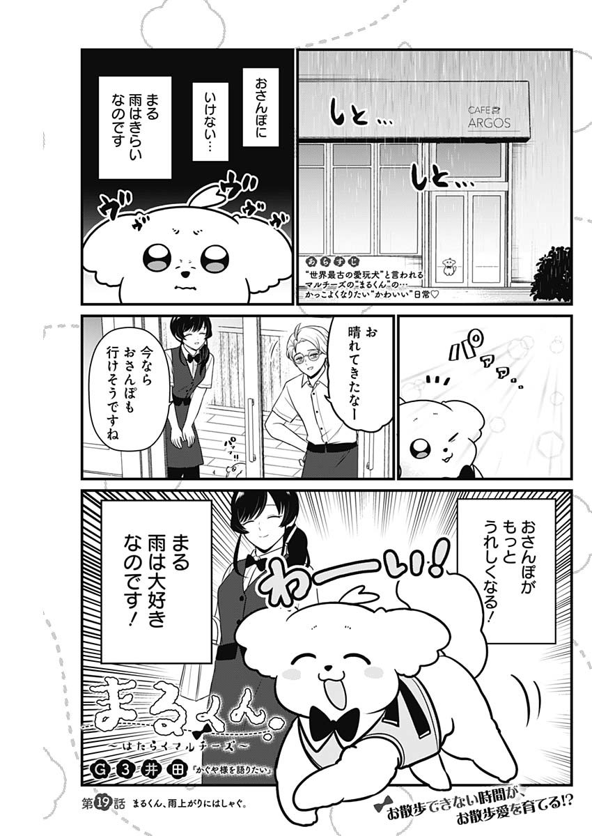 まるくん～はたらくマルチーズ～ 第19話 - Page 1