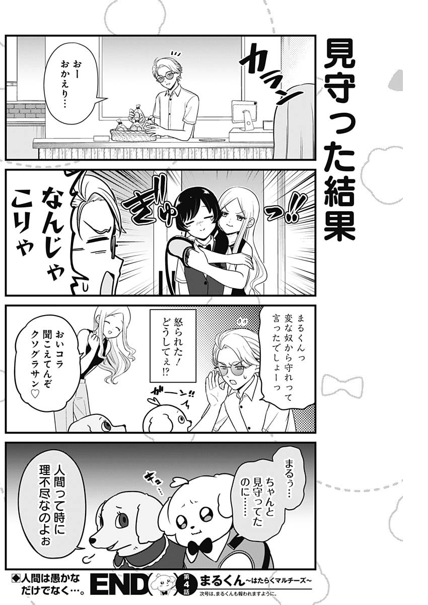 まるくん～はたらくマルチーズ～ 第4話 - Page 9