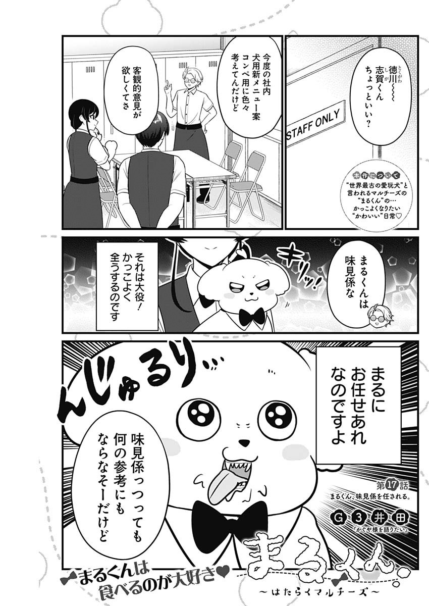 まるくん～はたらくマルチーズ～ 第17話 - Page 1