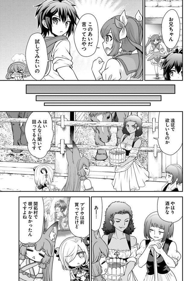 てのひら開拓村で異世界建国記 ～増えてく嫁たちとのんびり無人島ライフ～ 第37話 - Page 17