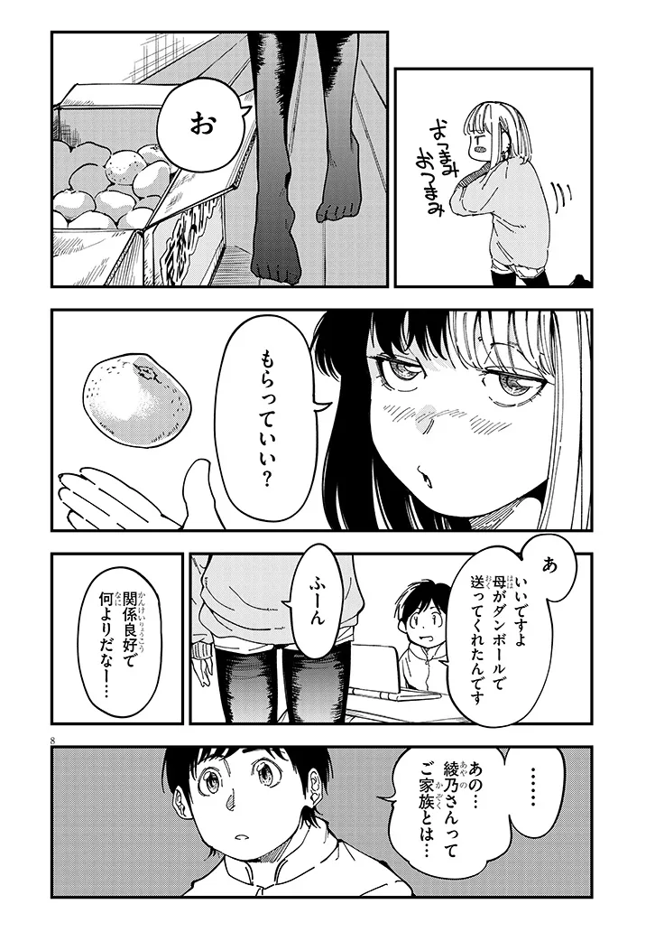 おとなりのダウナーさんは無理させない 第5話 - Page 8