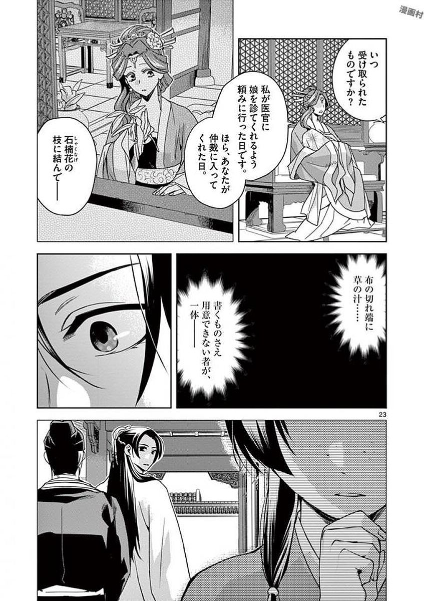 药屋少女的呢喃 (KURATA Minoji) 第1話 - Page 23