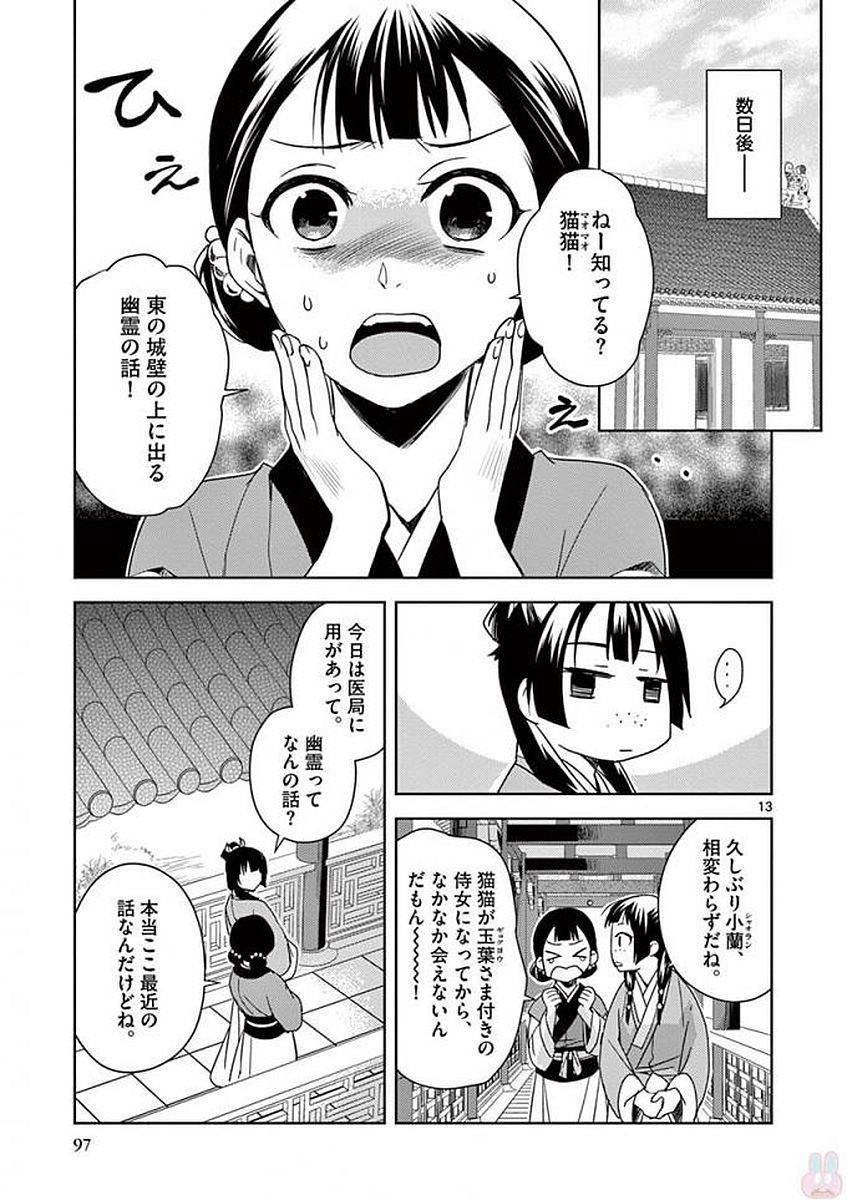 药屋少女的呢喃 (KURATA Minoji) 第3話 - Page 9