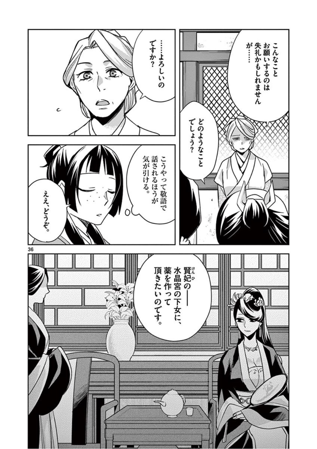 药屋少女的呢喃 (KURATA Minoji) 第39話 - Page 36