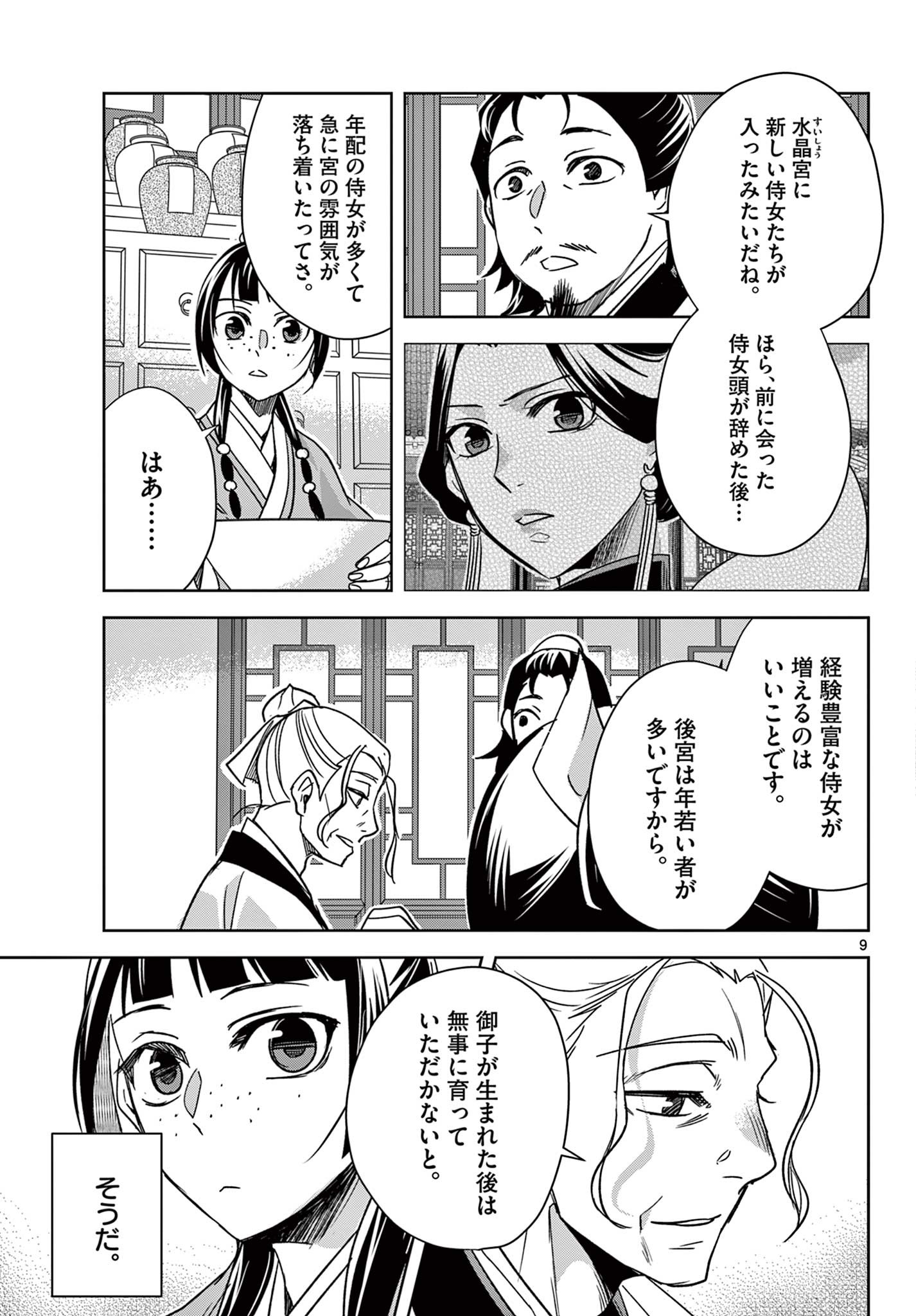 药屋少女的呢喃 (KURATA Minoji) 第59.1話 - Page 9