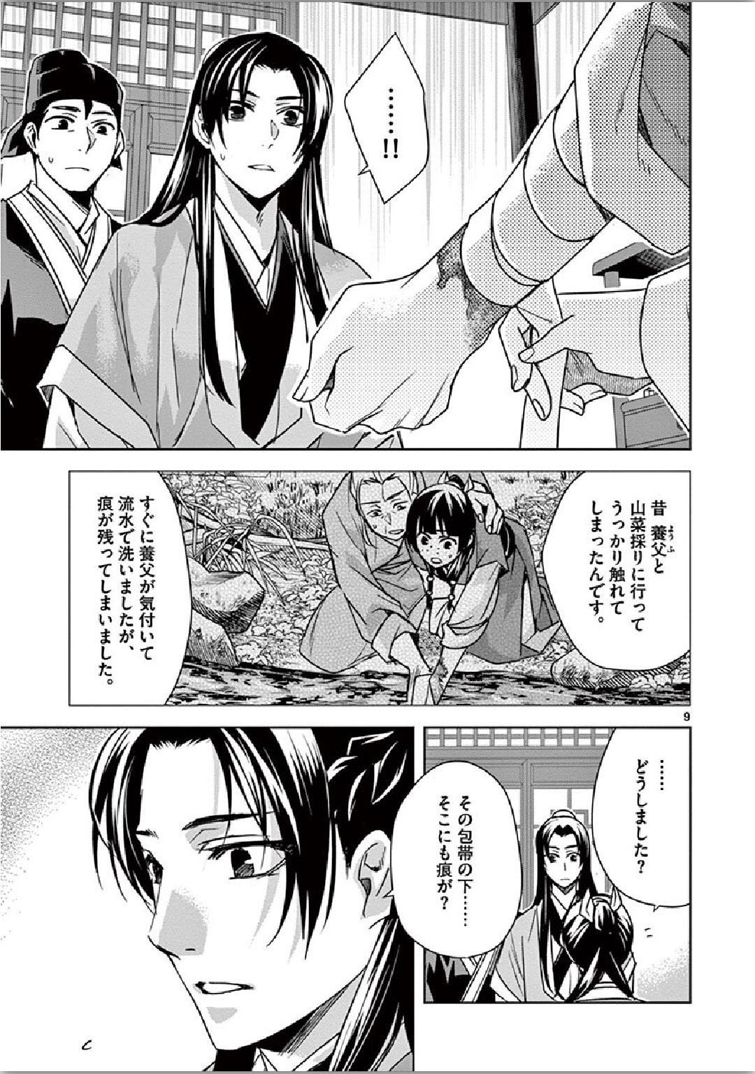 药屋少女的呢喃 (KURATA Minoji) 第35話 - Page 9