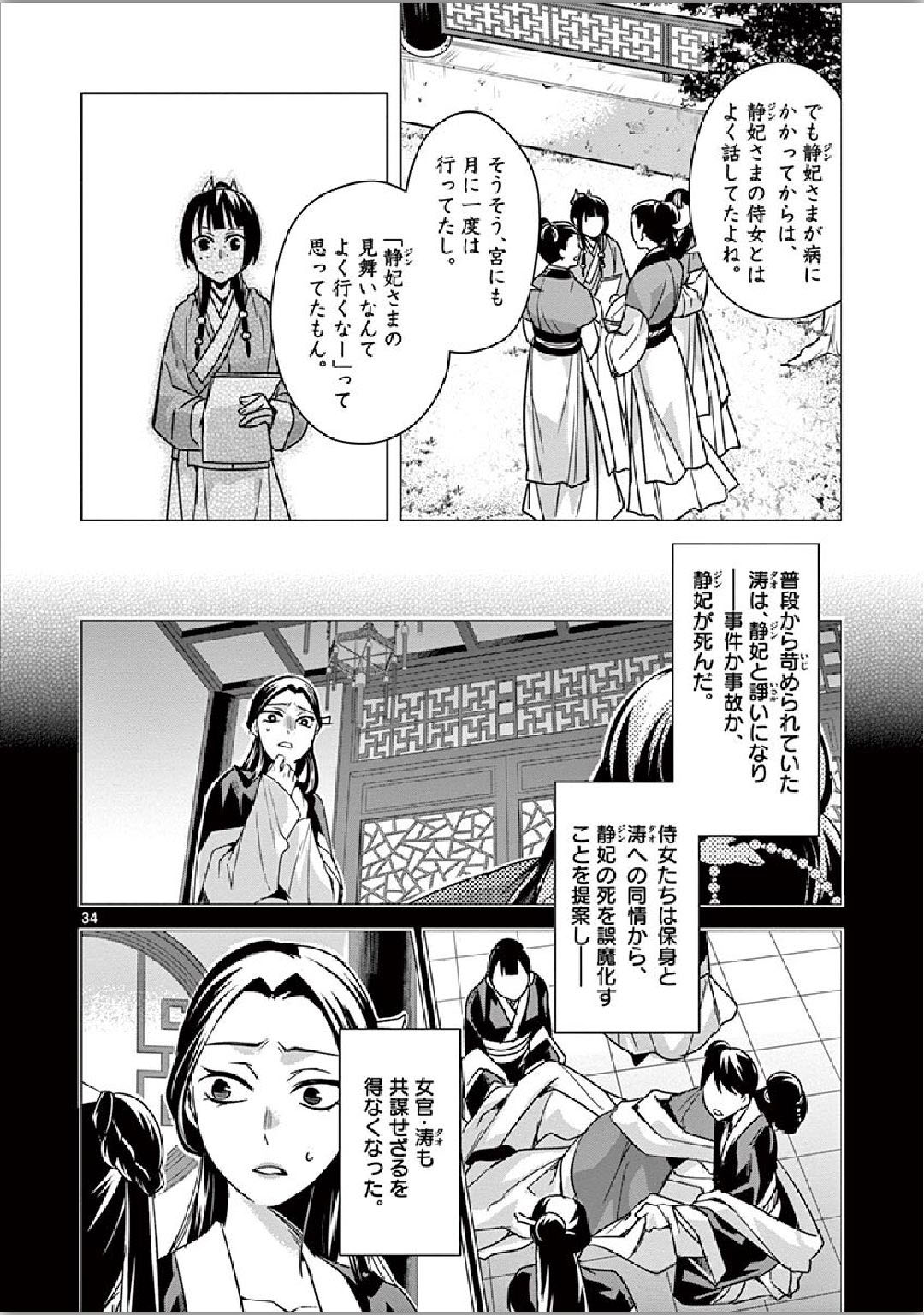 药屋少女的呢喃 (KURATA Minoji) 第35話 - Page 34