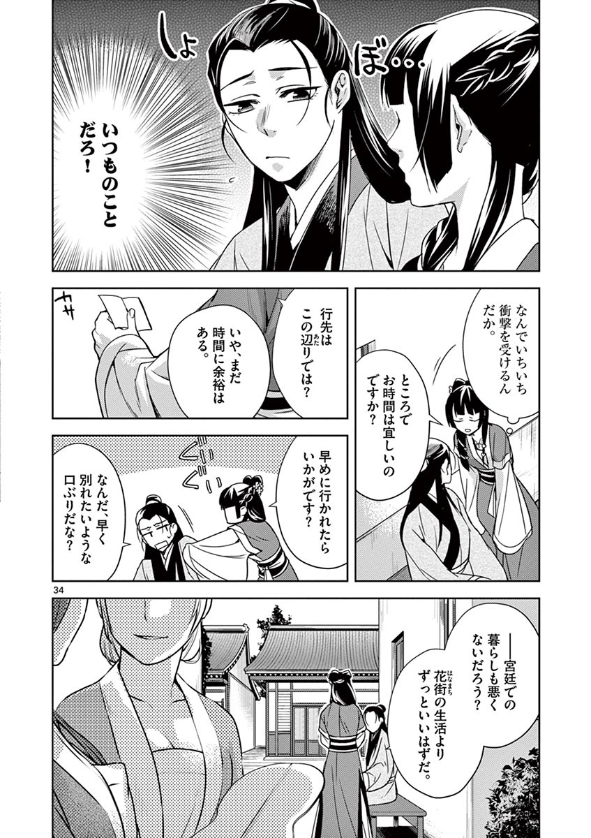 药屋少女的呢喃 (KURATA Minoji) 第20話 - Page 34