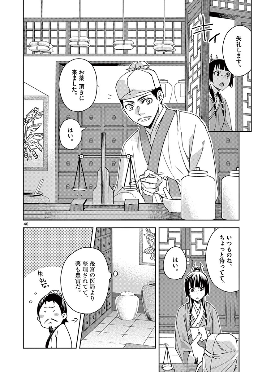 药屋少女的呢喃 (KURATA Minoji) 第21話 - Page 40