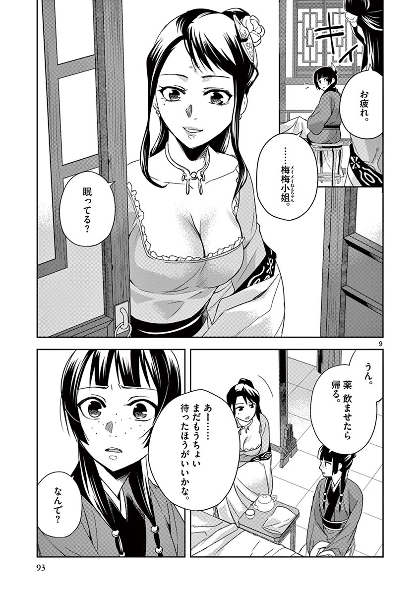 药屋少女的呢喃 (KURATA Minoji) 第21話 - Page 9
