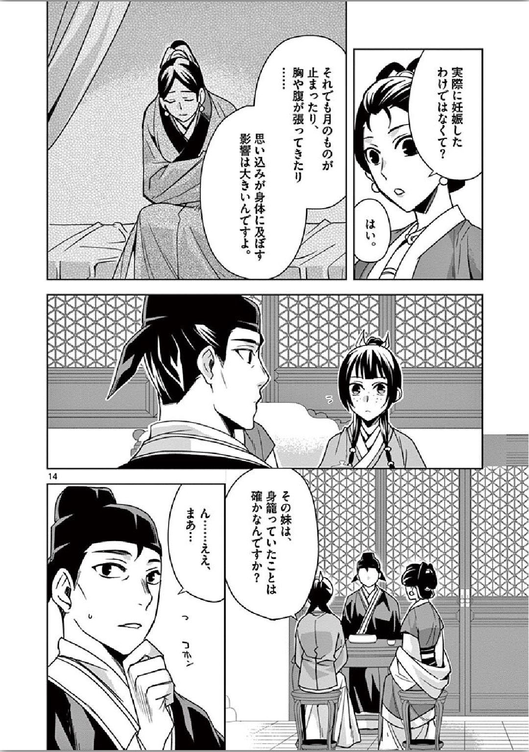 药屋少女的呢喃 (KURATA Minoji) 第36話 - Page 14