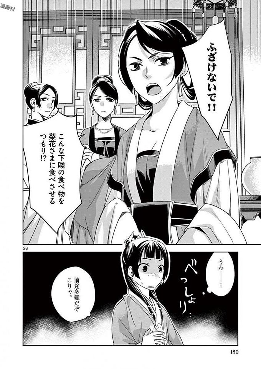 药屋少女的呢喃 (KURATA Minoji) 第4話 - Page 28