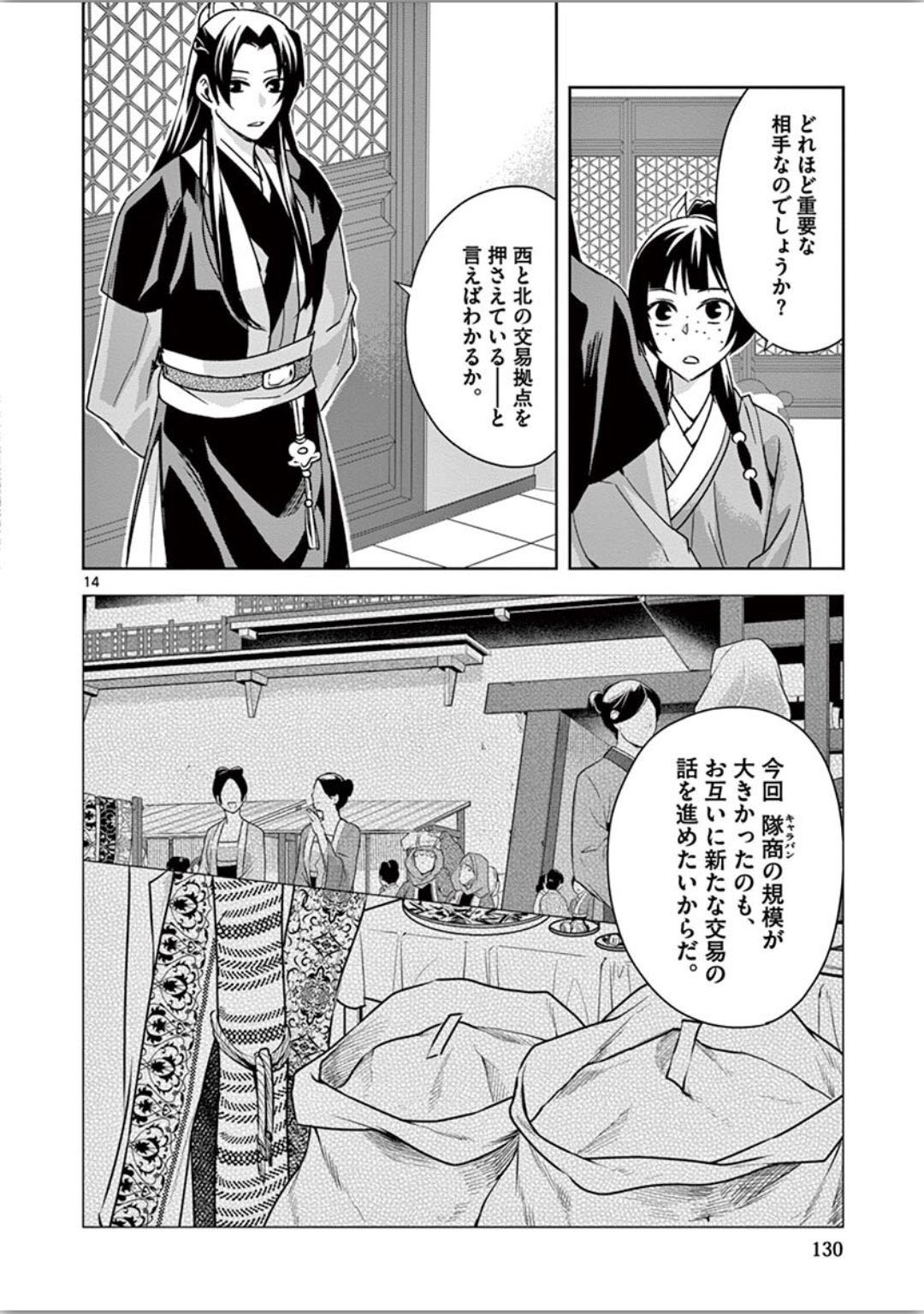 药屋少女的呢喃 (KURATA Minoji) 第37話 - Page 14