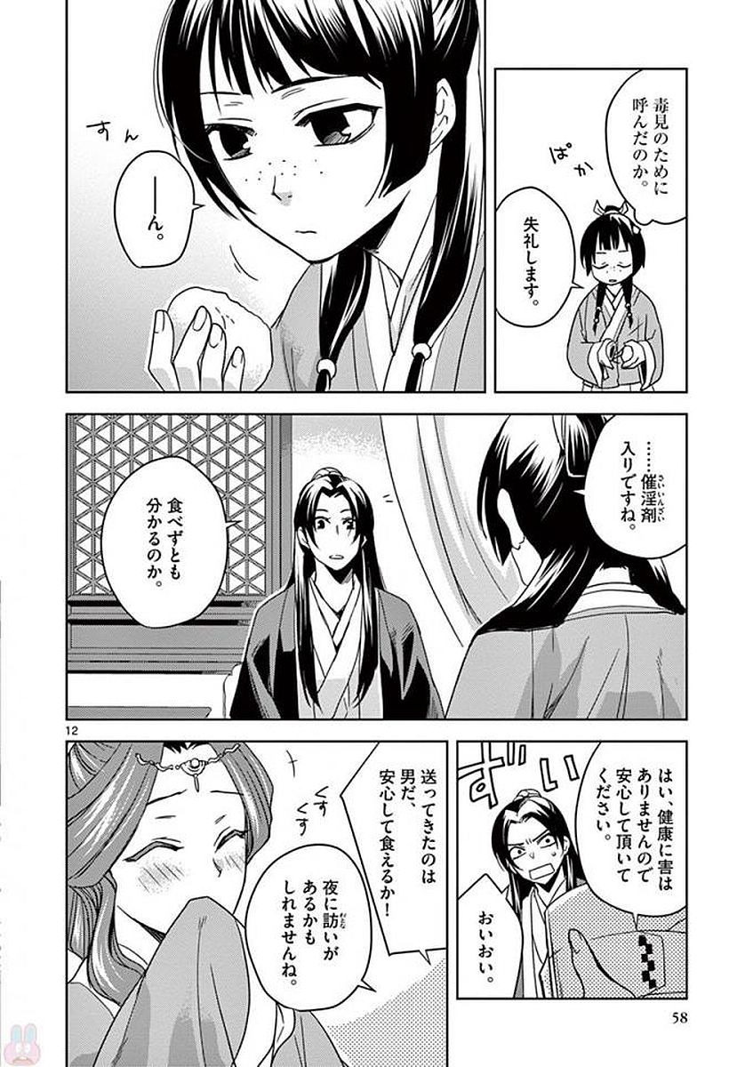 药屋少女的呢喃 (KURATA Minoji) 第2話 - Page 12