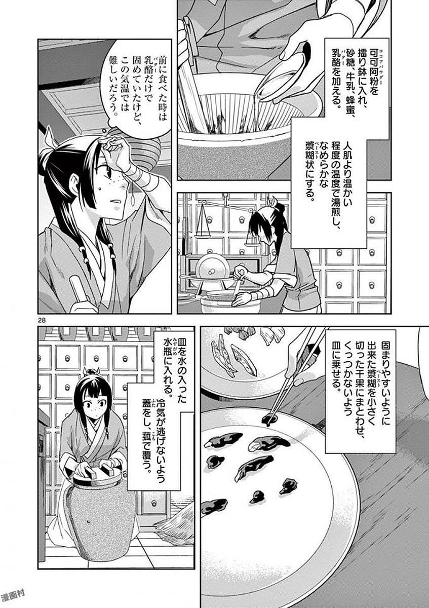 药屋少女的呢喃 (KURATA Minoji) 第2話 - Page 28