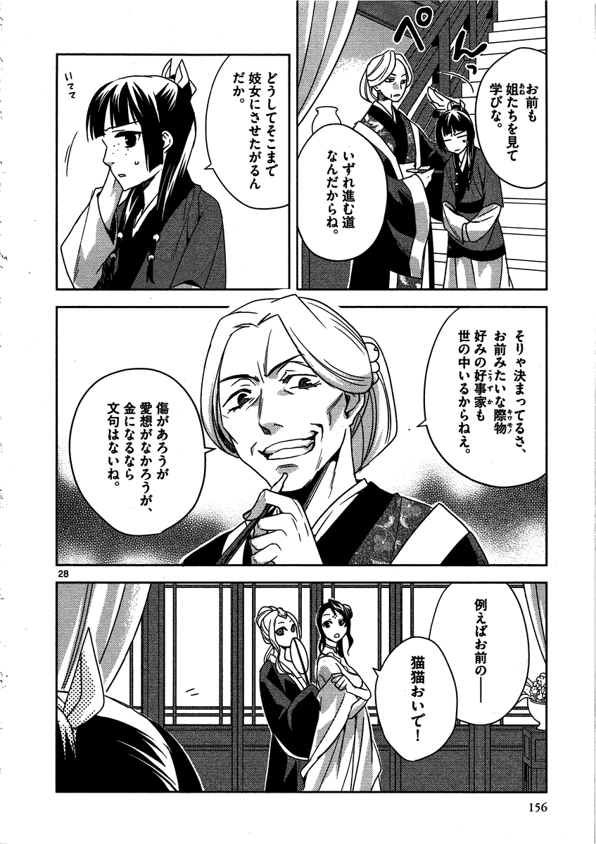 药屋少女的呢喃 (KURATA Minoji) 第13話 - Page 28