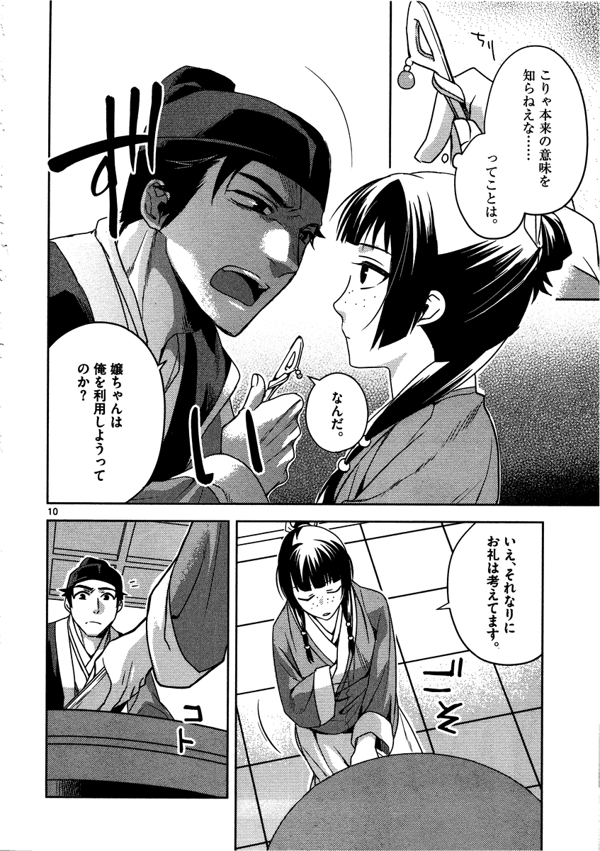 药屋少女的呢喃 (KURATA Minoji) 第8話 - Page 10