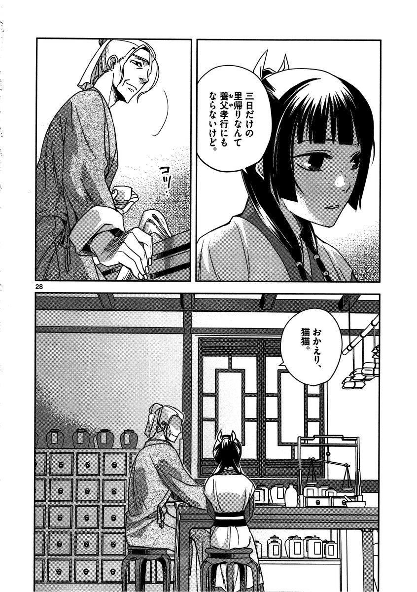 药屋少女的呢喃 (KURATA Minoji) 第8話 - Page 28