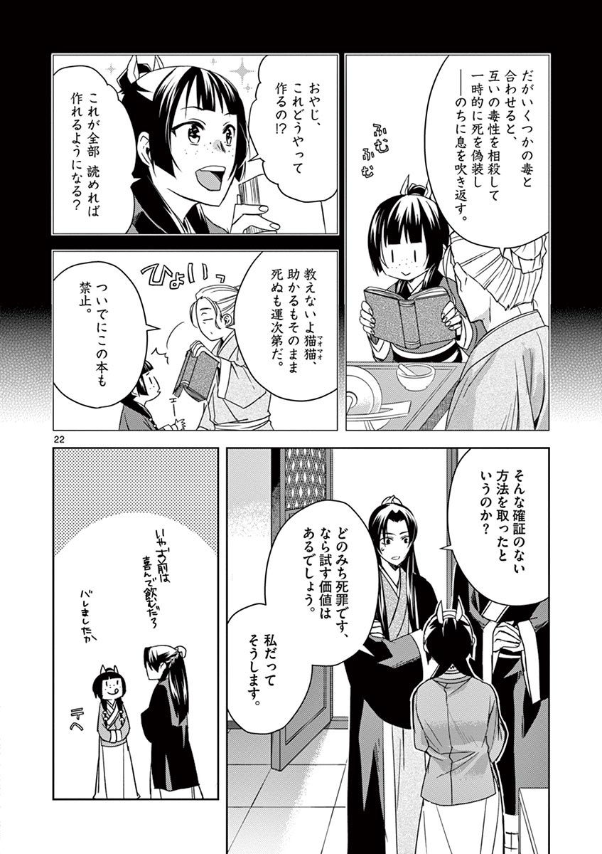 药屋少女的呢喃 (KURATA Minoji) 第24話 - Page 22