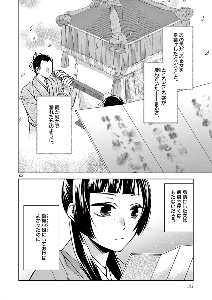 药屋少女的呢喃 (KURATA Minoji) 第29話 - Page 52