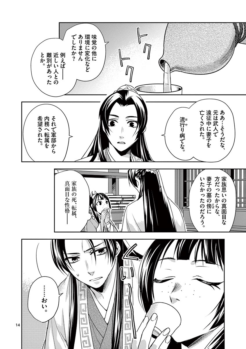药屋少女的呢喃 (KURATA Minoji) 第15話 - Page 14