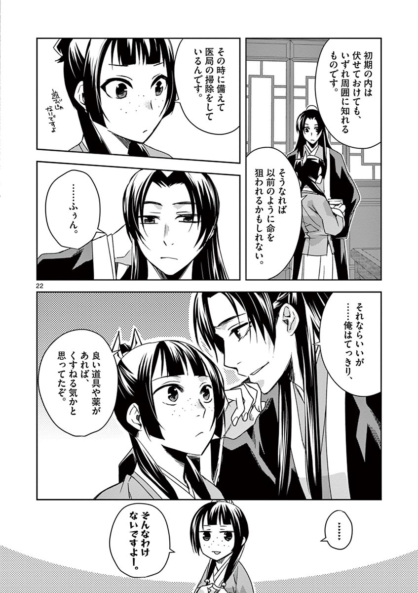 药屋少女的呢喃 (KURATA Minoji) 第25話 - Page 22