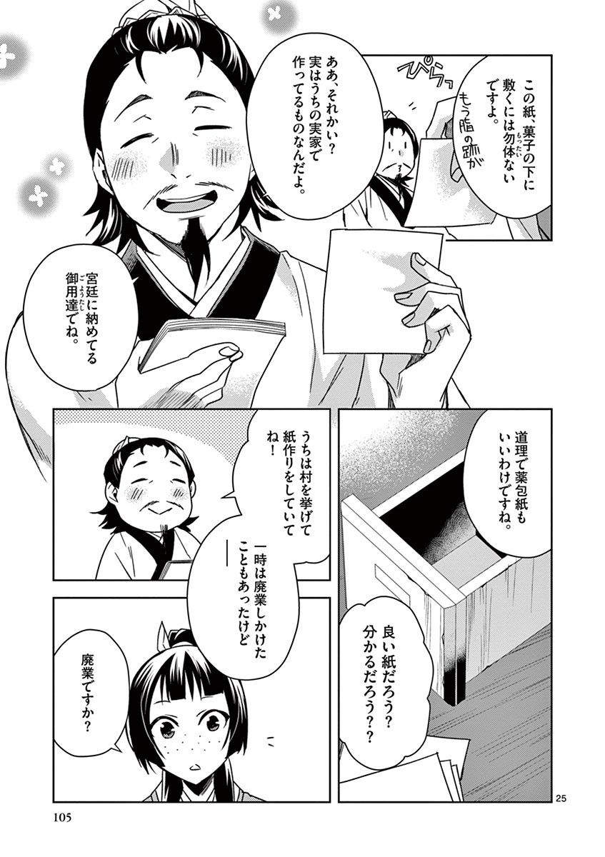 药屋少女的呢喃 (KURATA Minoji) 第25話 - Page 25