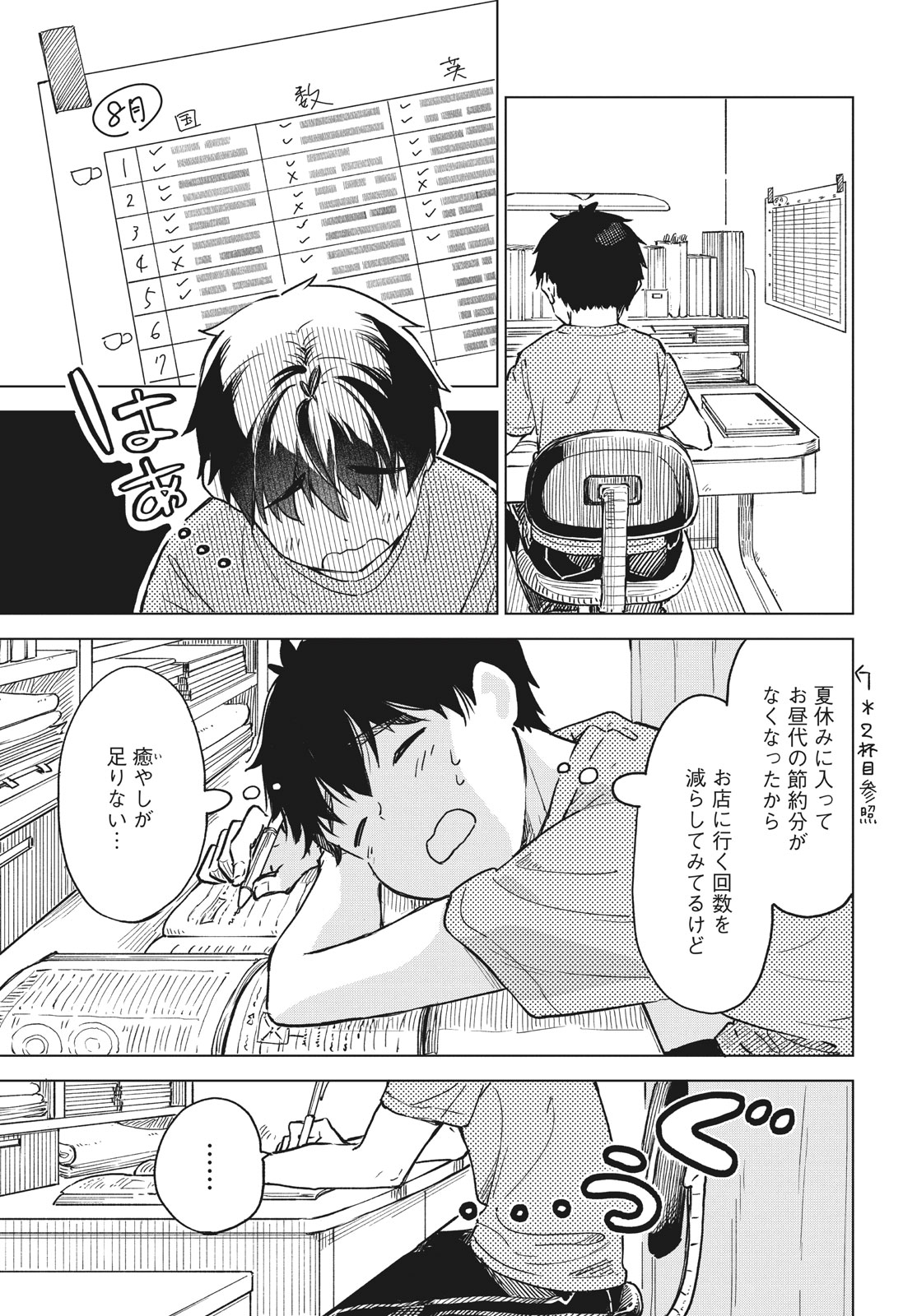 珈琲をしづかに 第21.1話 - Page 3