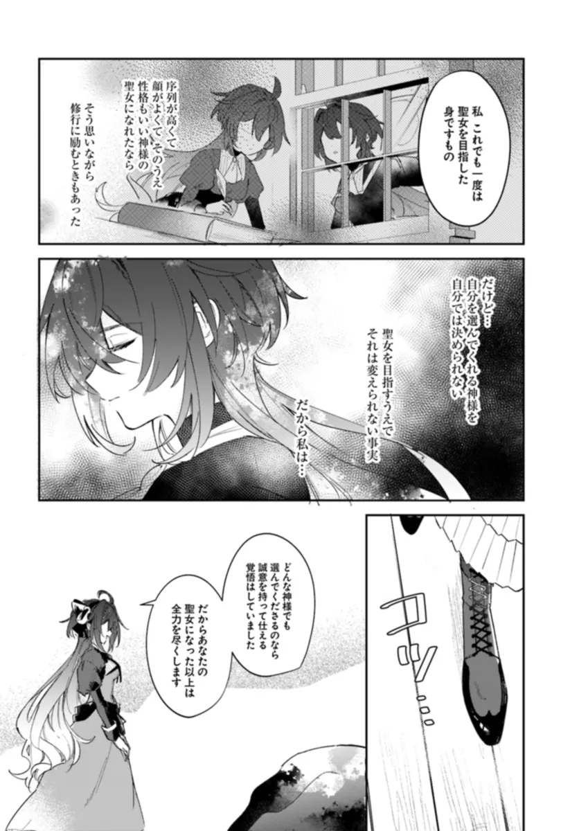 聖女様に醜い神様との結婚を押し付けられました 第1話 - Page 28