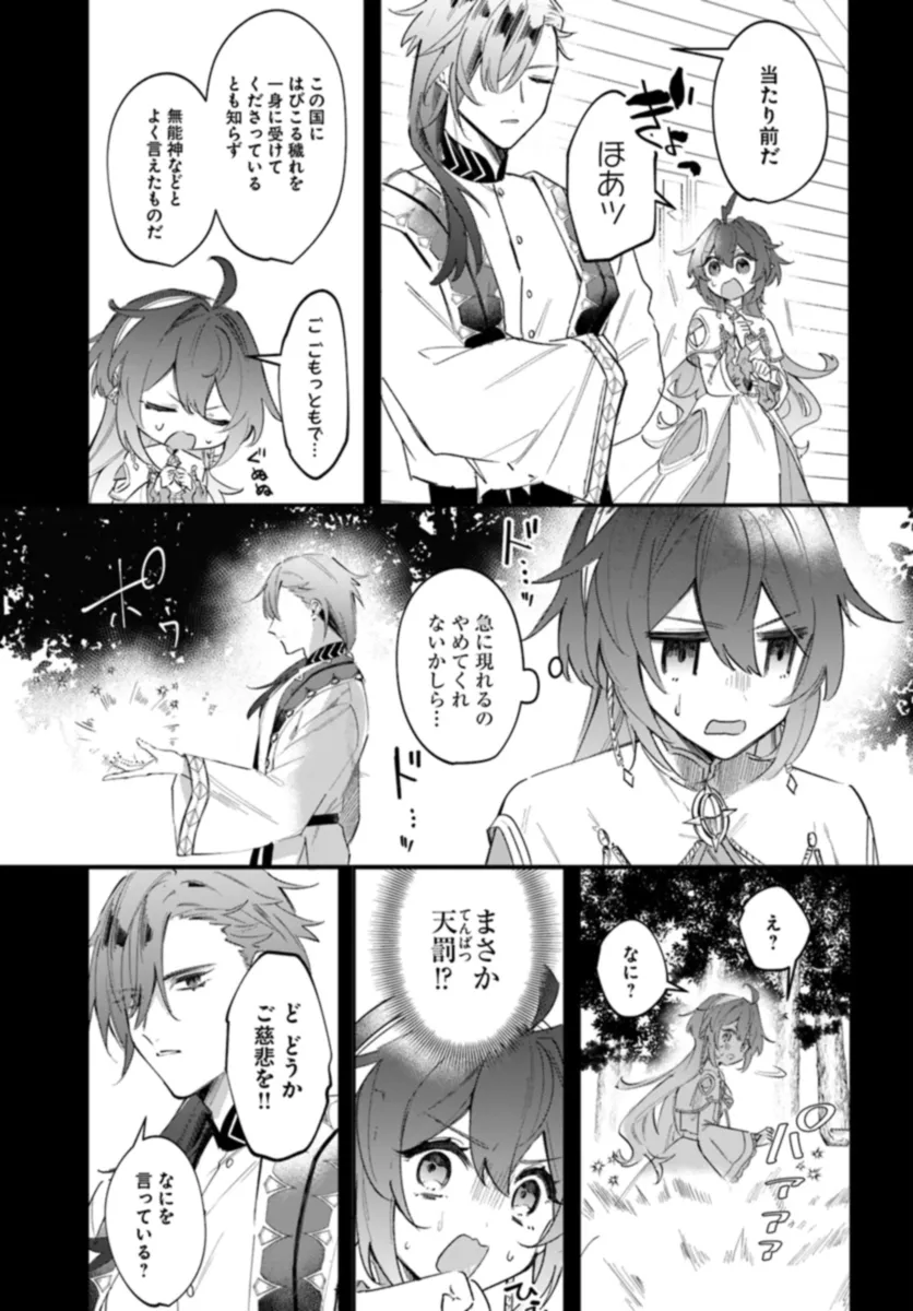 聖女様に醜い神様との結婚を押し付けられました 第2話 - Page 29