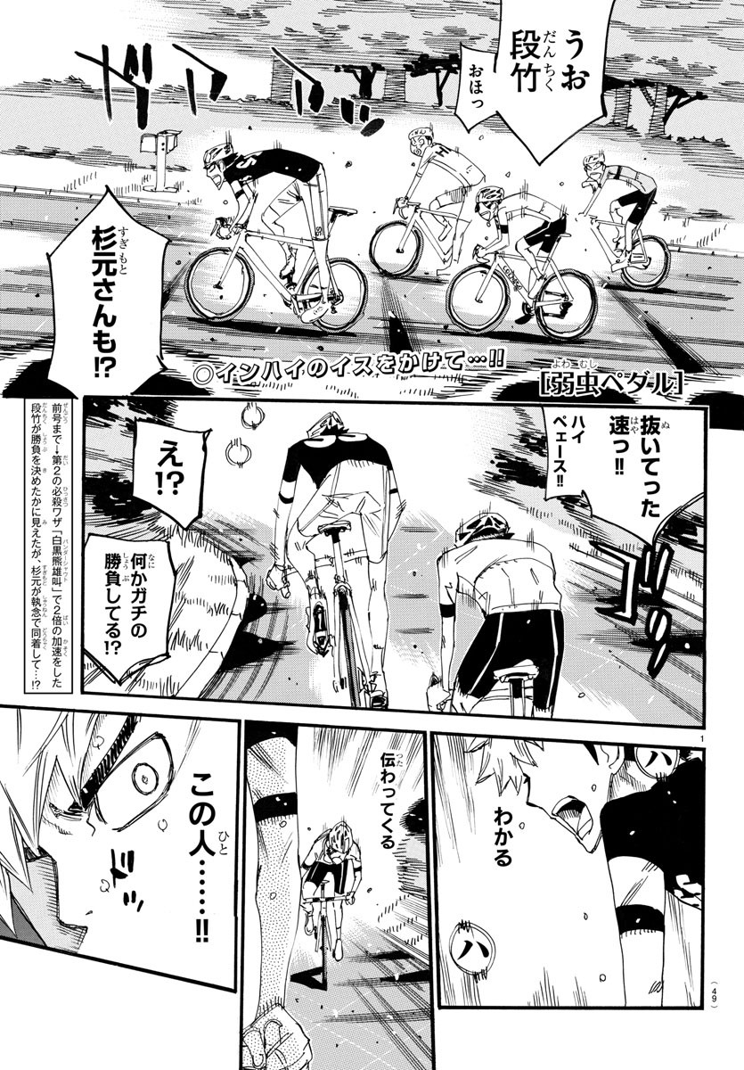 弱虫ペダル 第742話 - Page 1